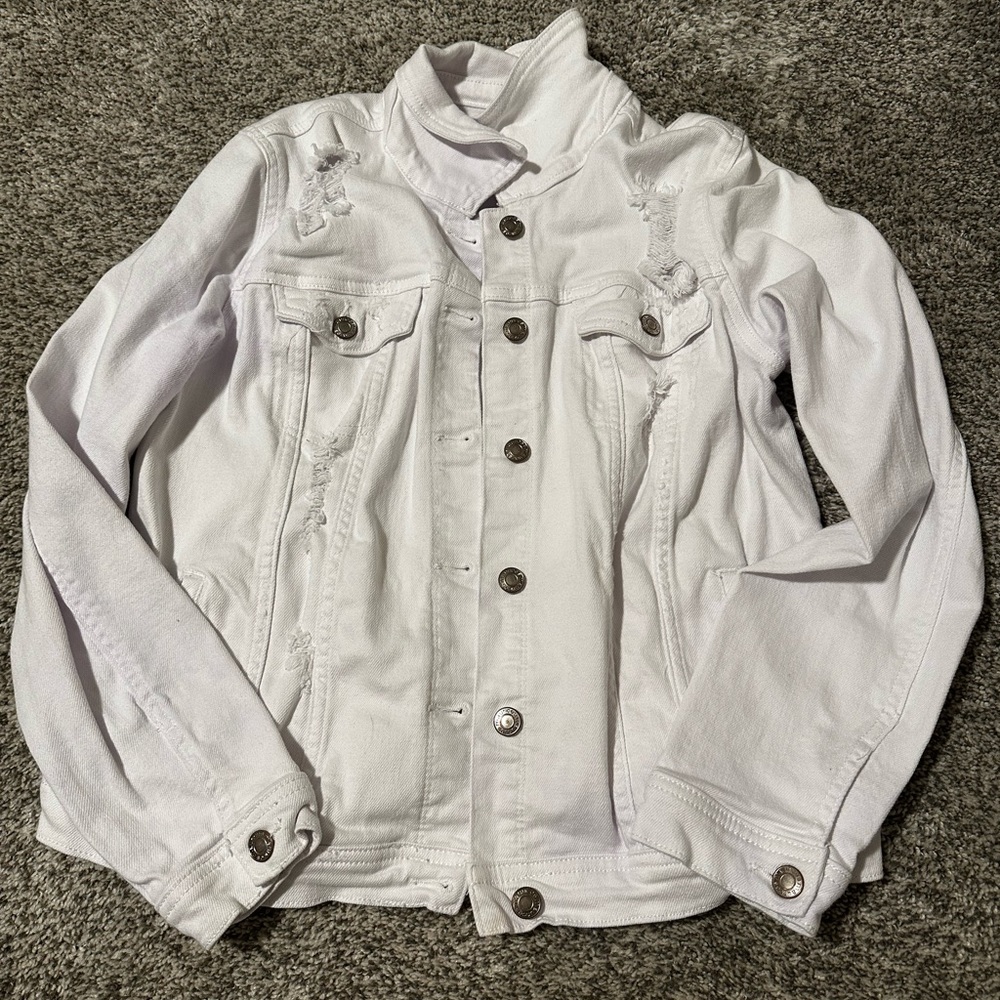 Maurices White Denim Jacket